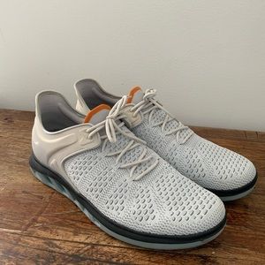 Johnston & Murphy Gray and Orange Sneakers